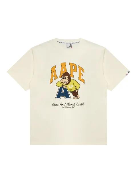 Aape graphic-print T-shirt by BAPE