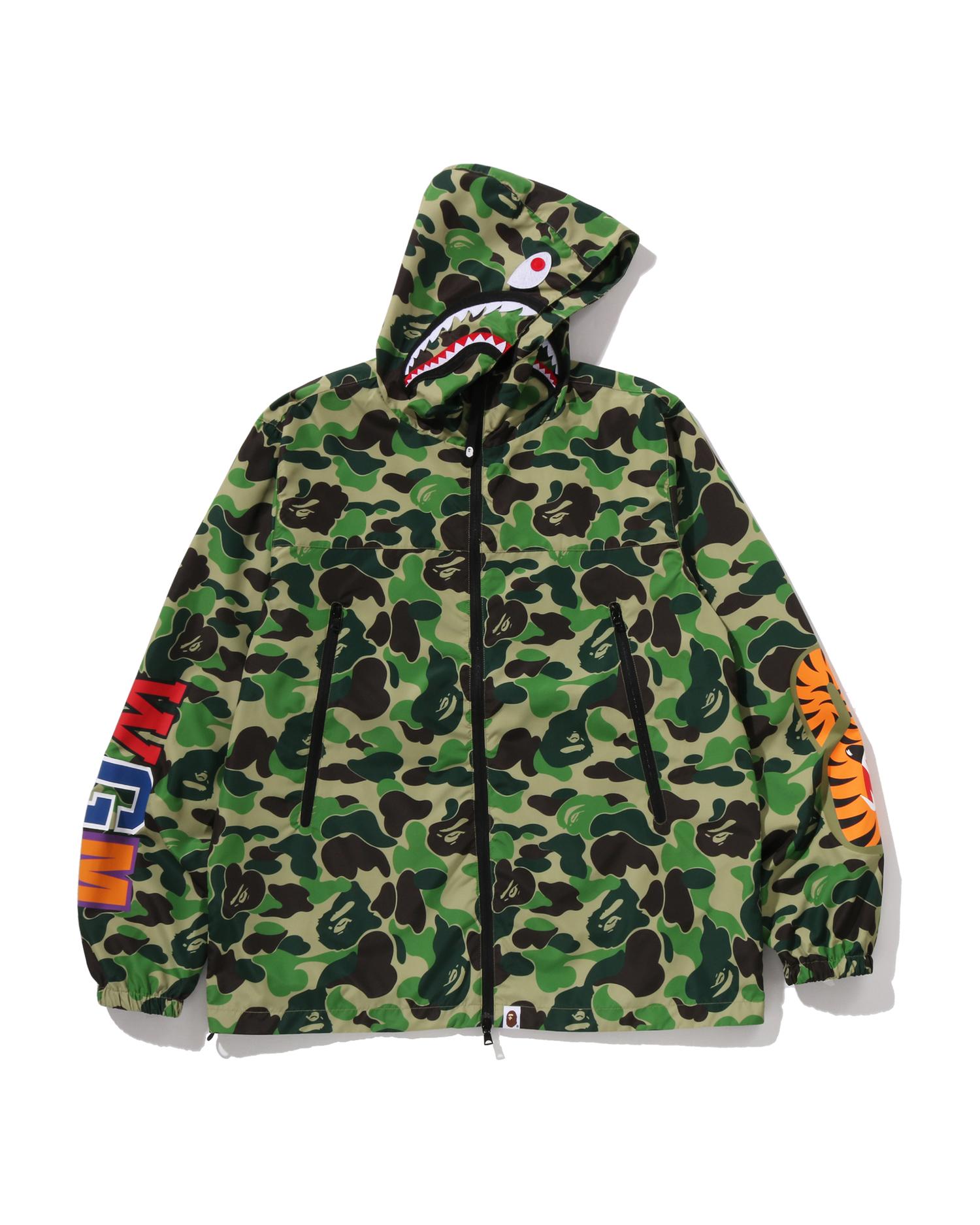 Abc Camo Shark Hoodie Jacket by BAPE