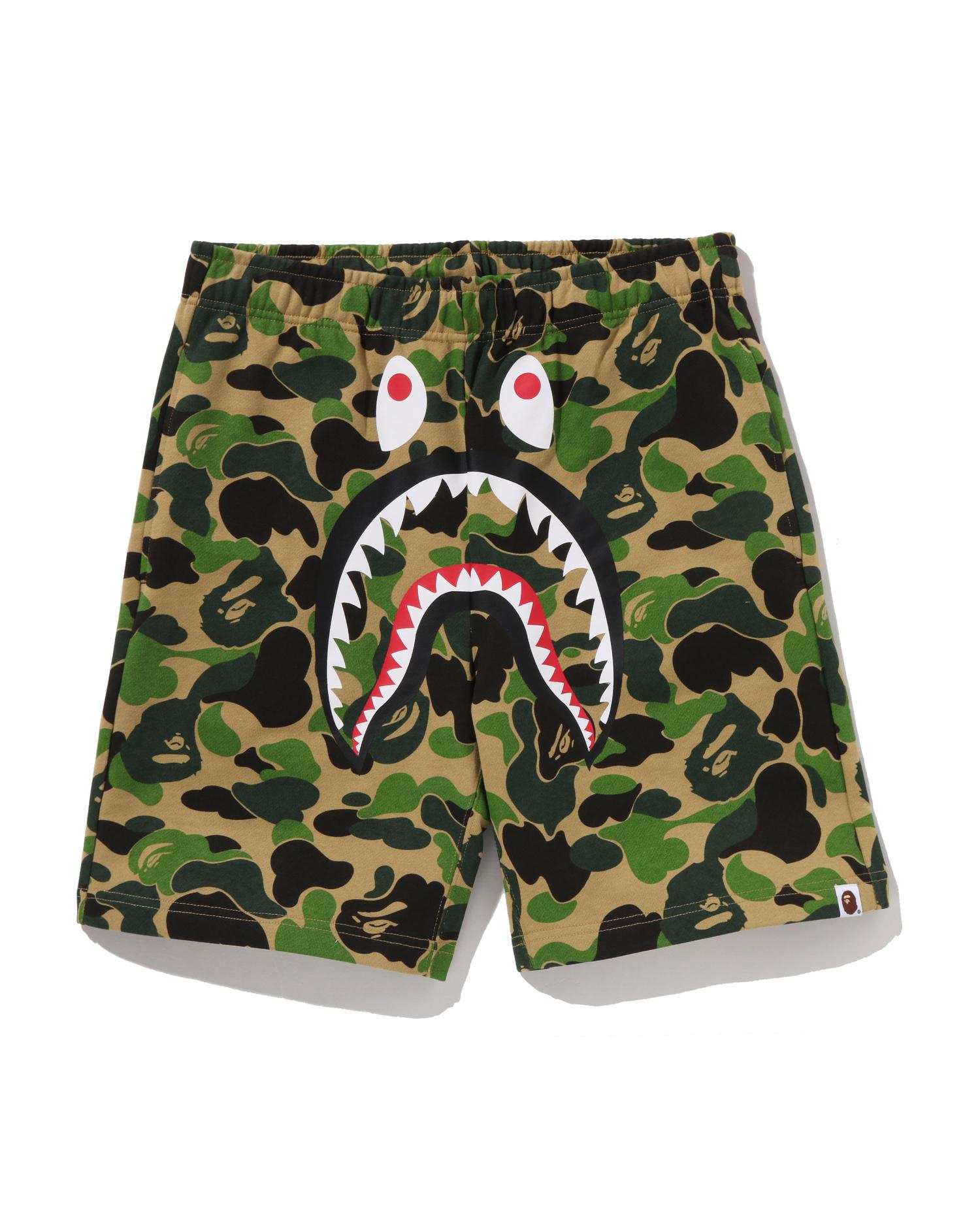 Abc Camo Shark Sweat Shorts by BAPE