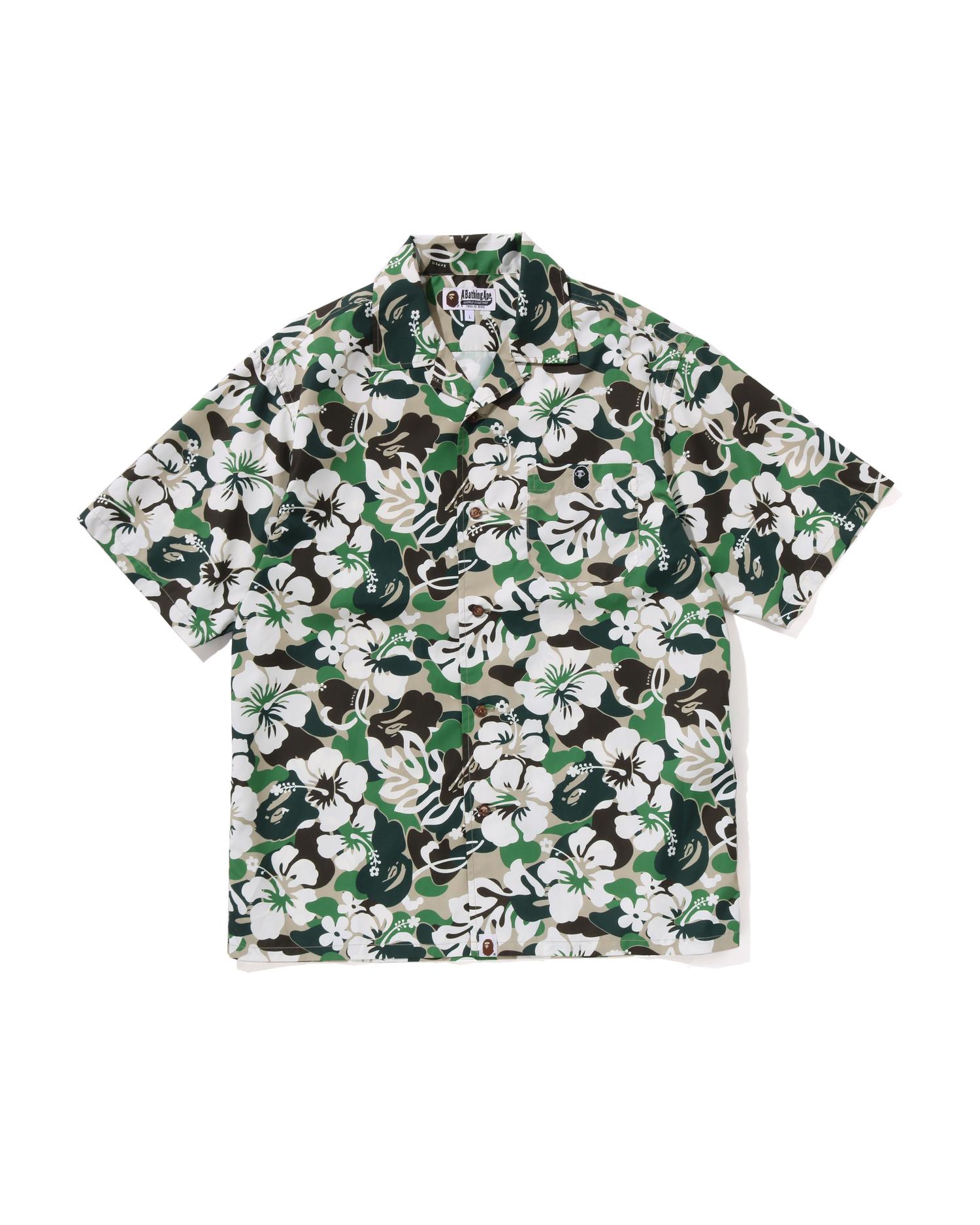 Abc Resort Camo Open Collar Ss Shirt by BAPE