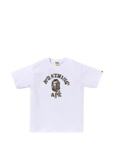 Ape Head camouflage-print T-shirt by BAPE
