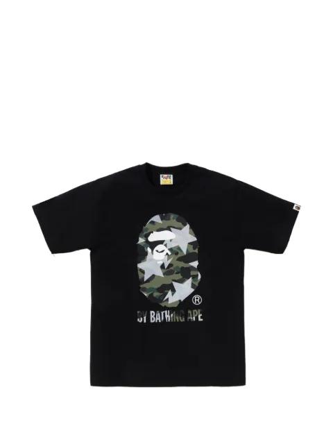 Ape Head camouflage-print T-shirt by BAPE