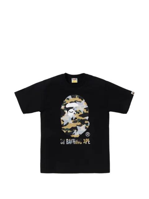 Ape Head camouflage-print T-shirt by BAPE