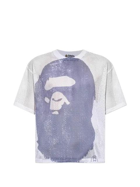 Ape Head mesh T-shirt by BAPE