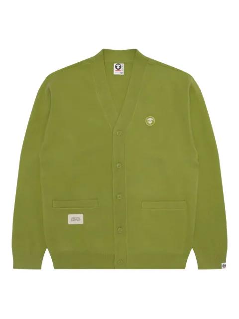 Ape Head patch-pocket cardigan by BAPE