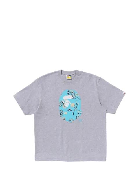 Ape Head vacation-pattern T-shirt by BAPE