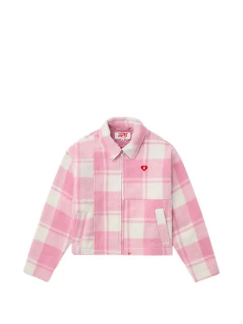 Apee check zip jacket by BAPE