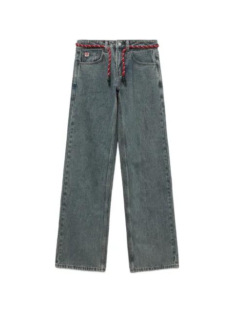 Apee rope wide-leg jeans by BAPE