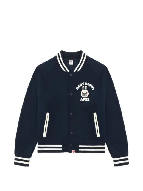 Apee varsity appliquéd knitwear by BAPE