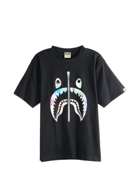Art Camo Shark-print T-shirt by BAPE