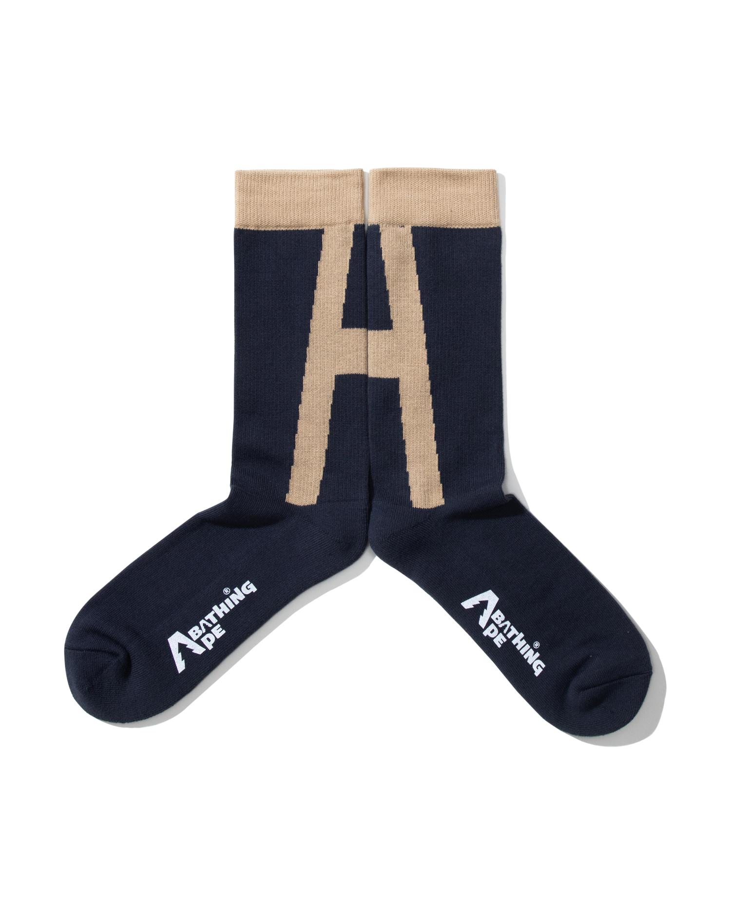 BAPE By Kazuki Kuraishi “A” Logo Socks by BAPE