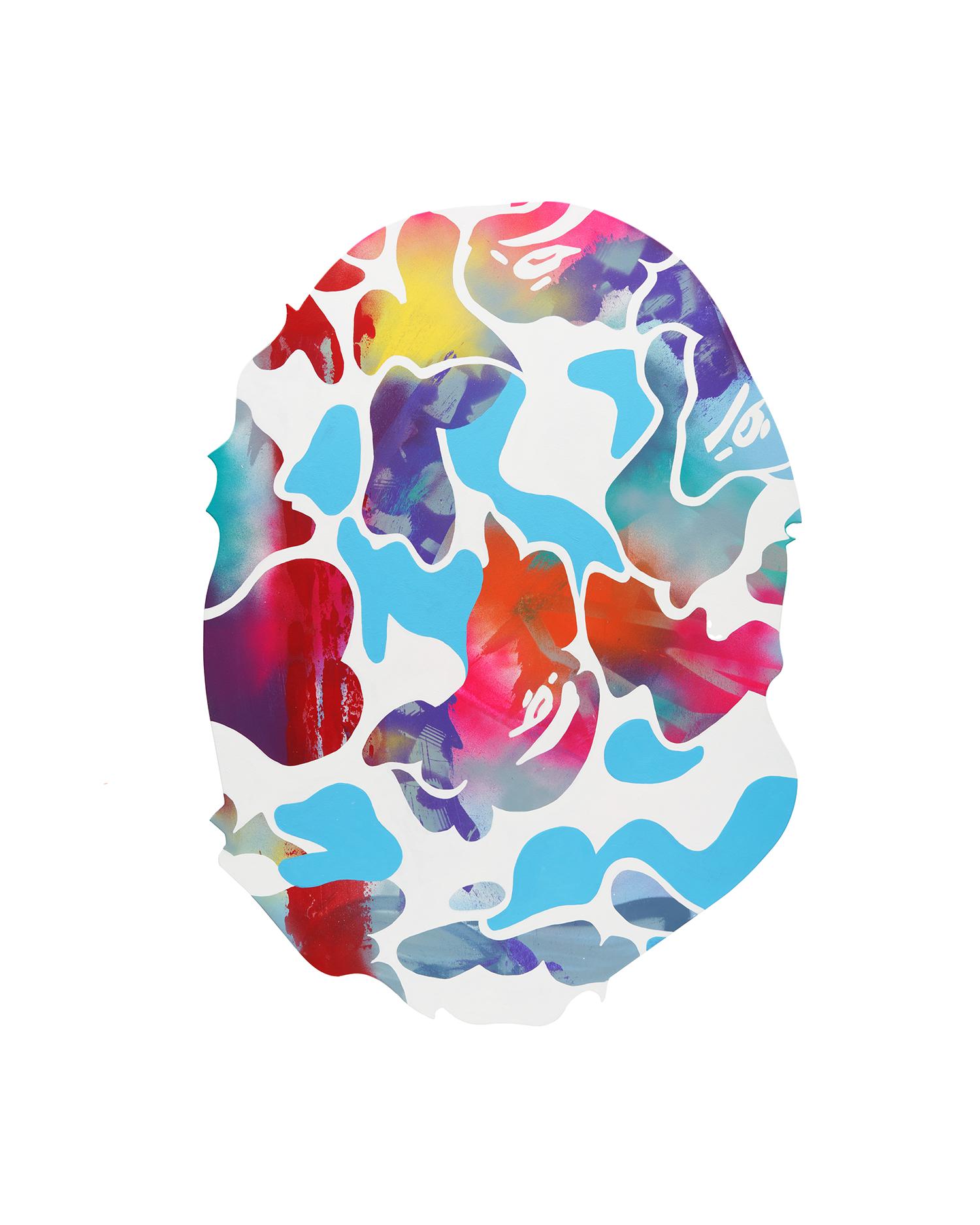 BAPE® Head Camo By Stash Print by BAPE