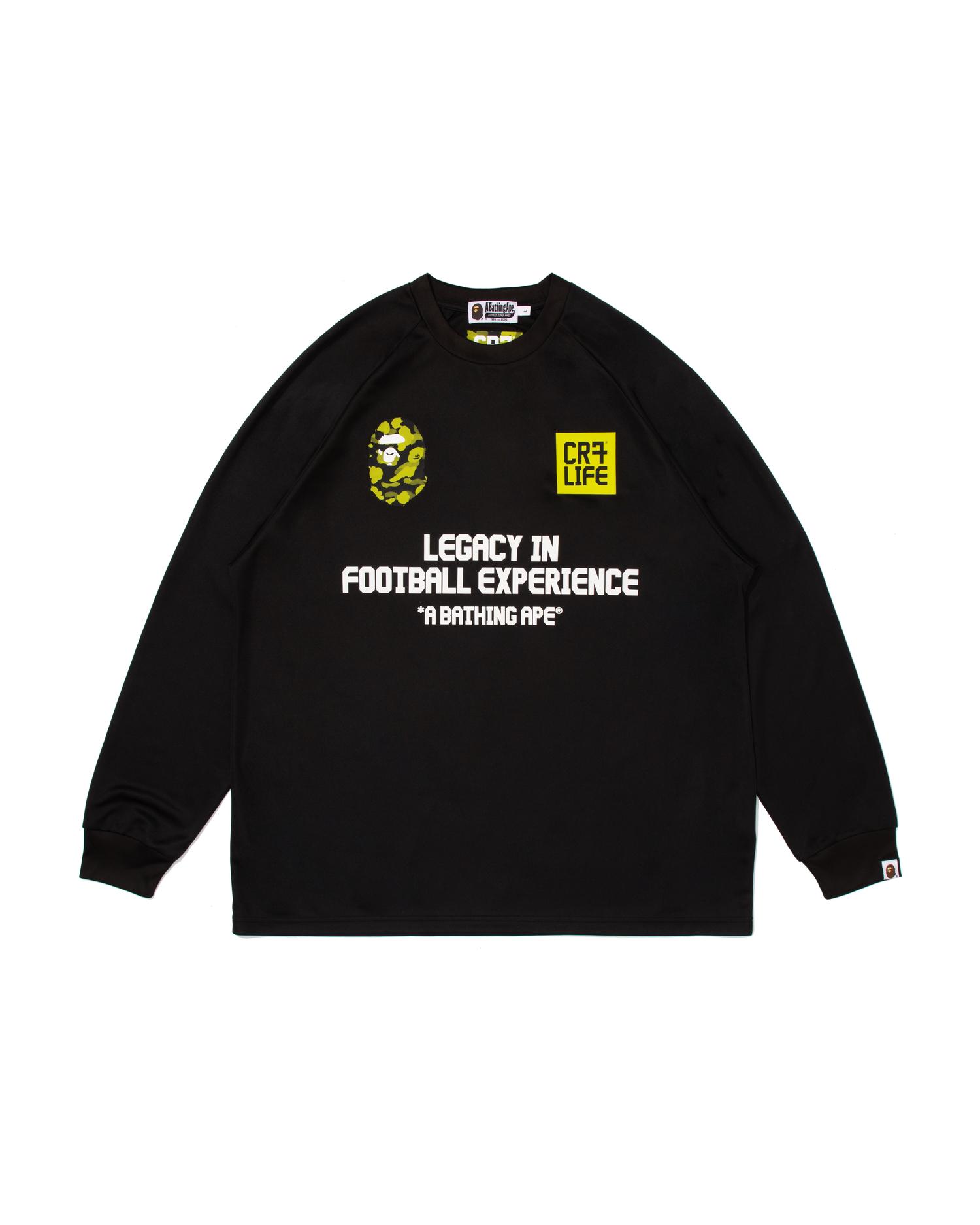 BAPE X Cr7 Life Multi Logo Poly Relaxed Fit Ls Football Jersey by BAPE