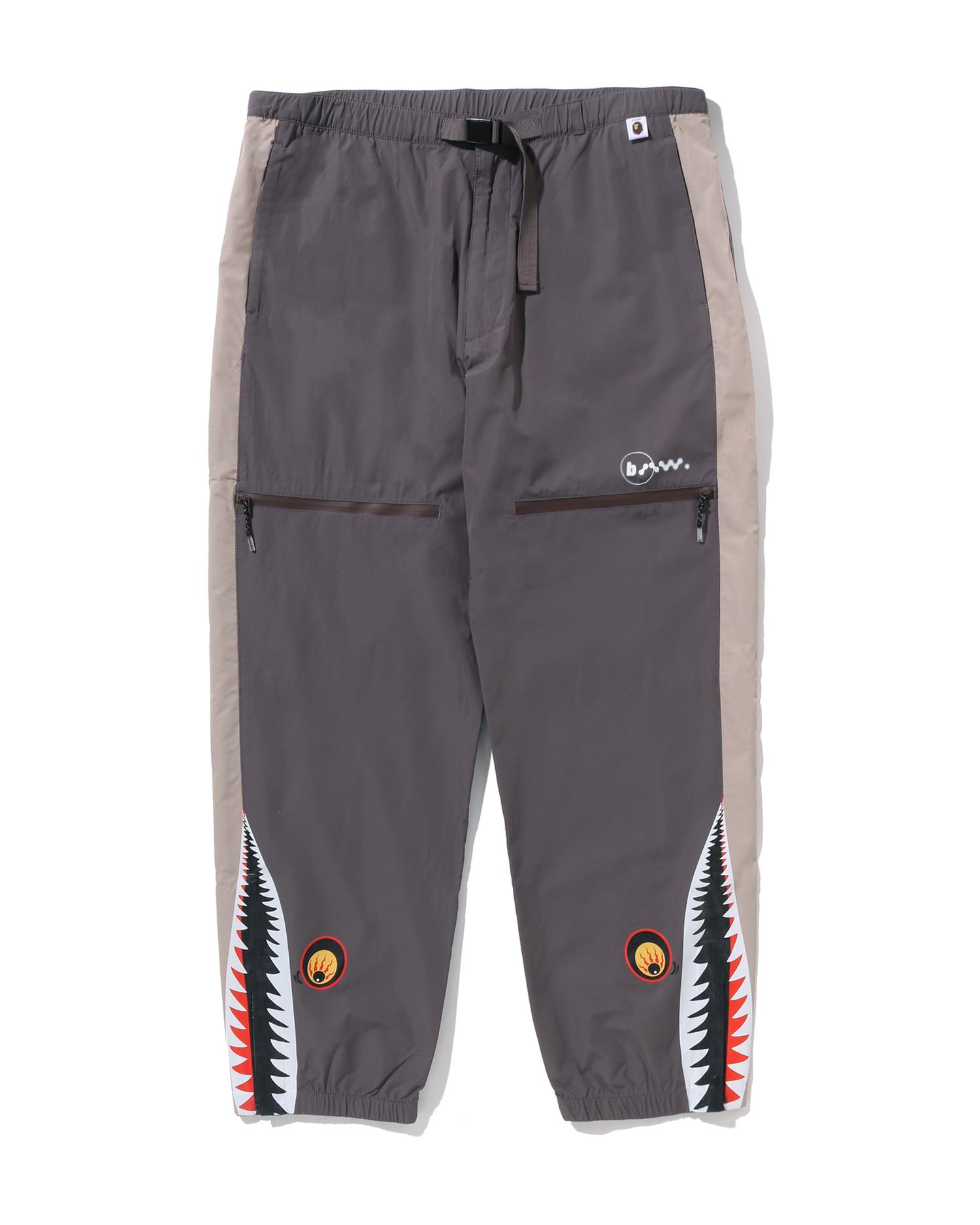 BAPE by Kazuki Kuraishi Belted 3-Layer Shark Pants by BAPE