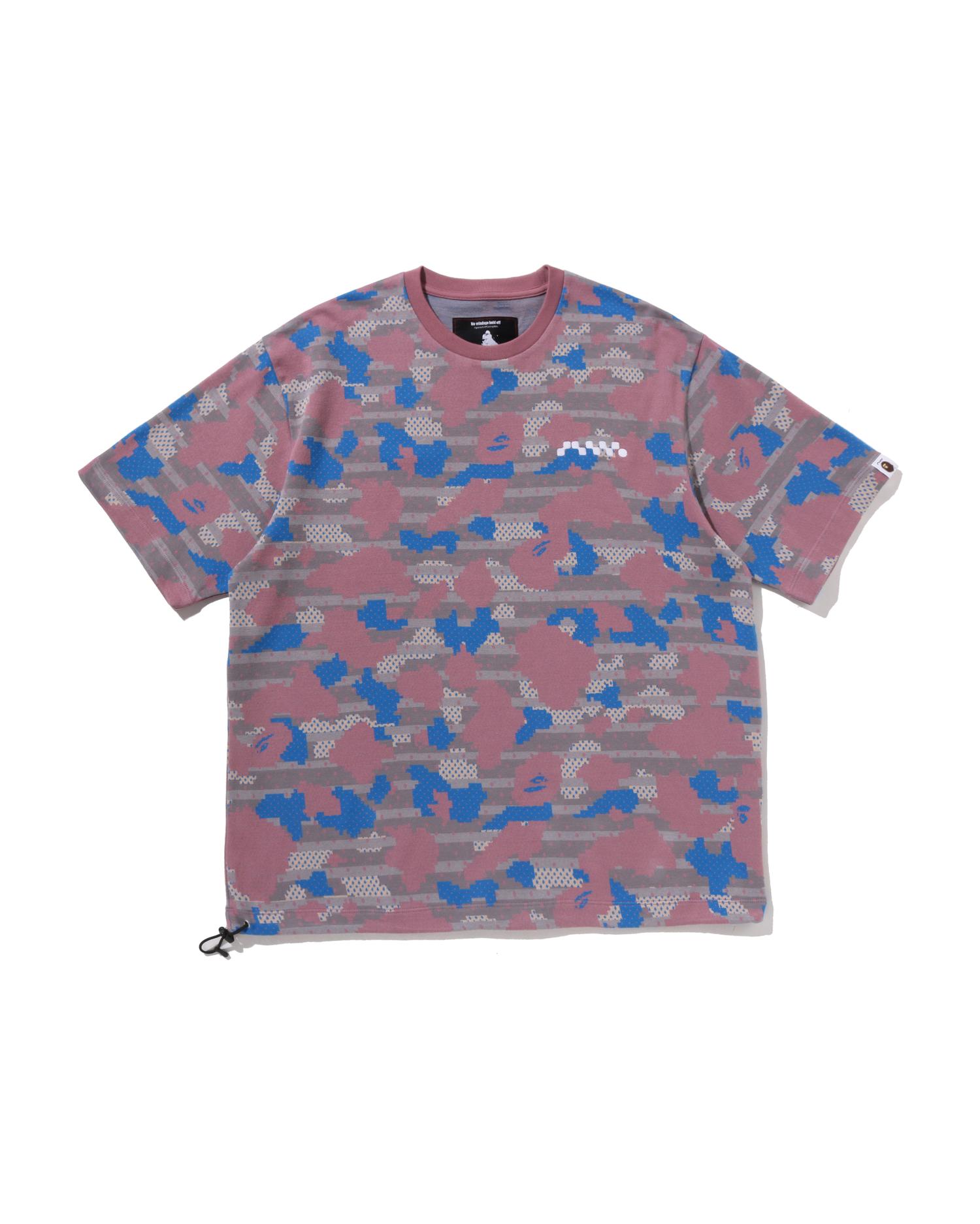 BAPE by Kazuki Kuraishi Camo Jacquard Stripe Relaxed Fit Tee by BAPE