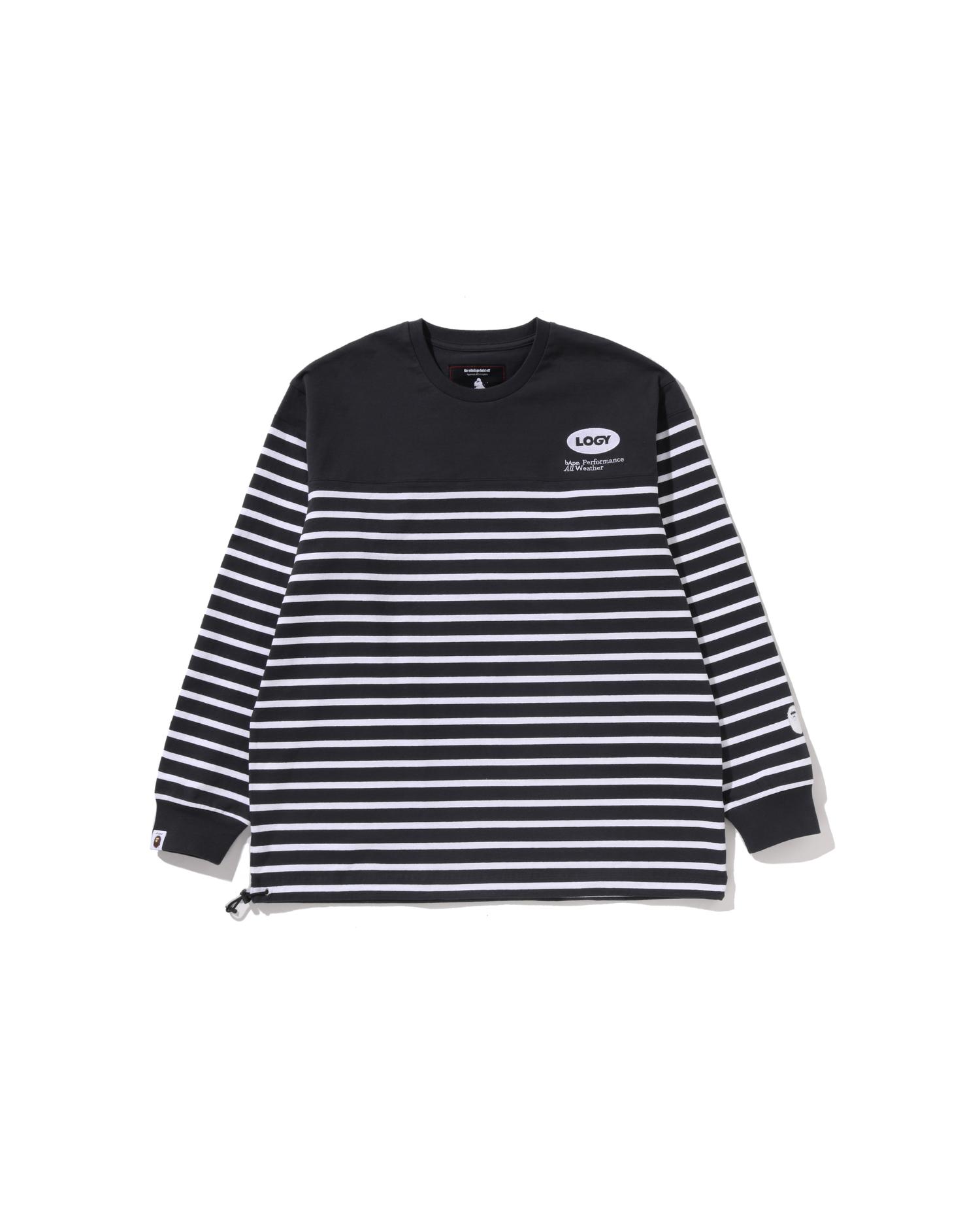 BAPE by Kazuki Kuraishi Stripe Relaxed Fit Long Tee by BAPE