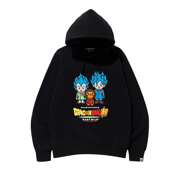 BAPE x Dragon Ball Z Super Son Goku & Vegeta Hoodie 'Black' by BAPE