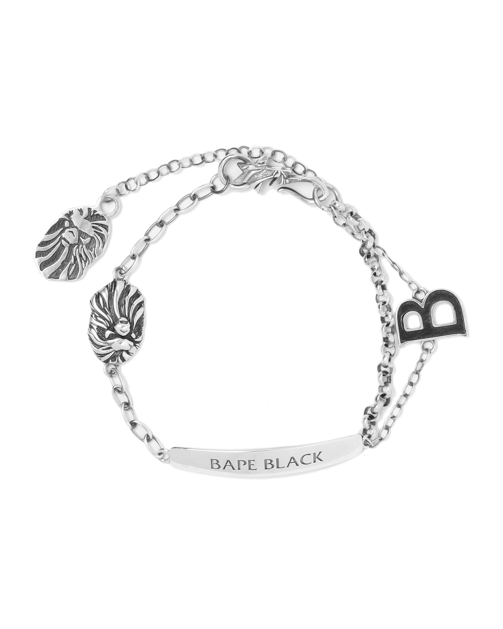 Ape head chain bracelet by BAPE BLACK