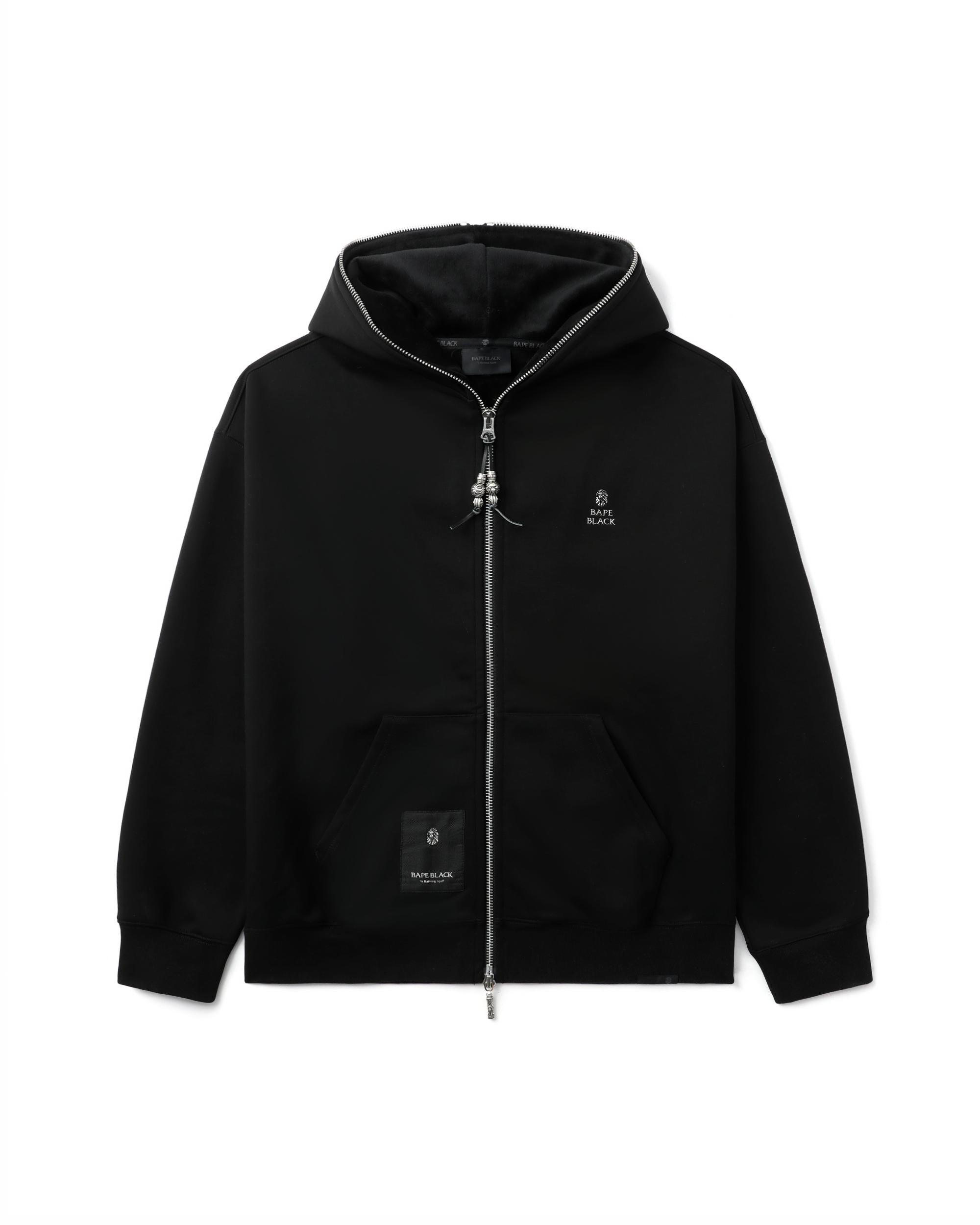 Crystal logo full-zip hoodie by BAPE BLACK