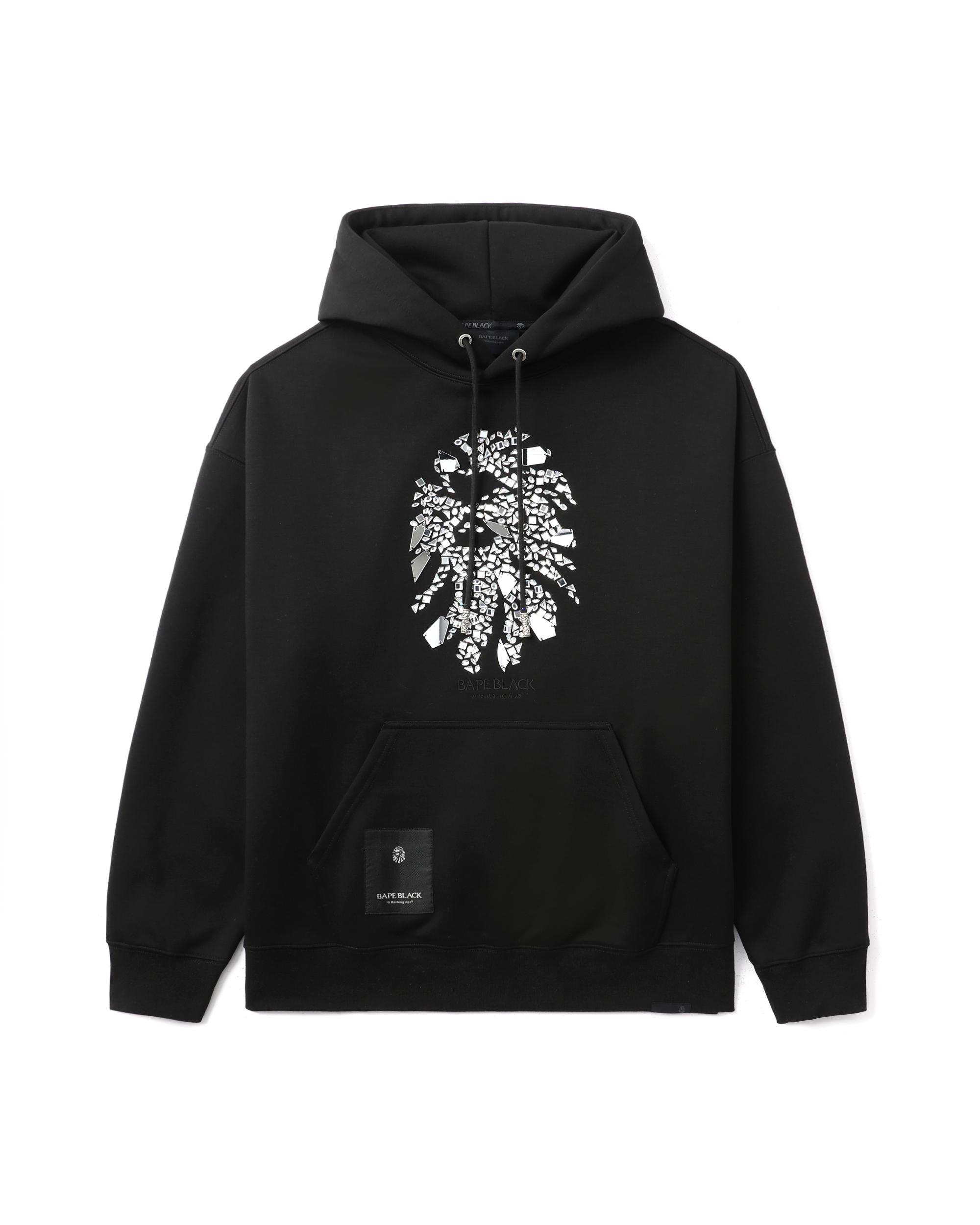 Crystal logo hoodie by BAPE BLACK