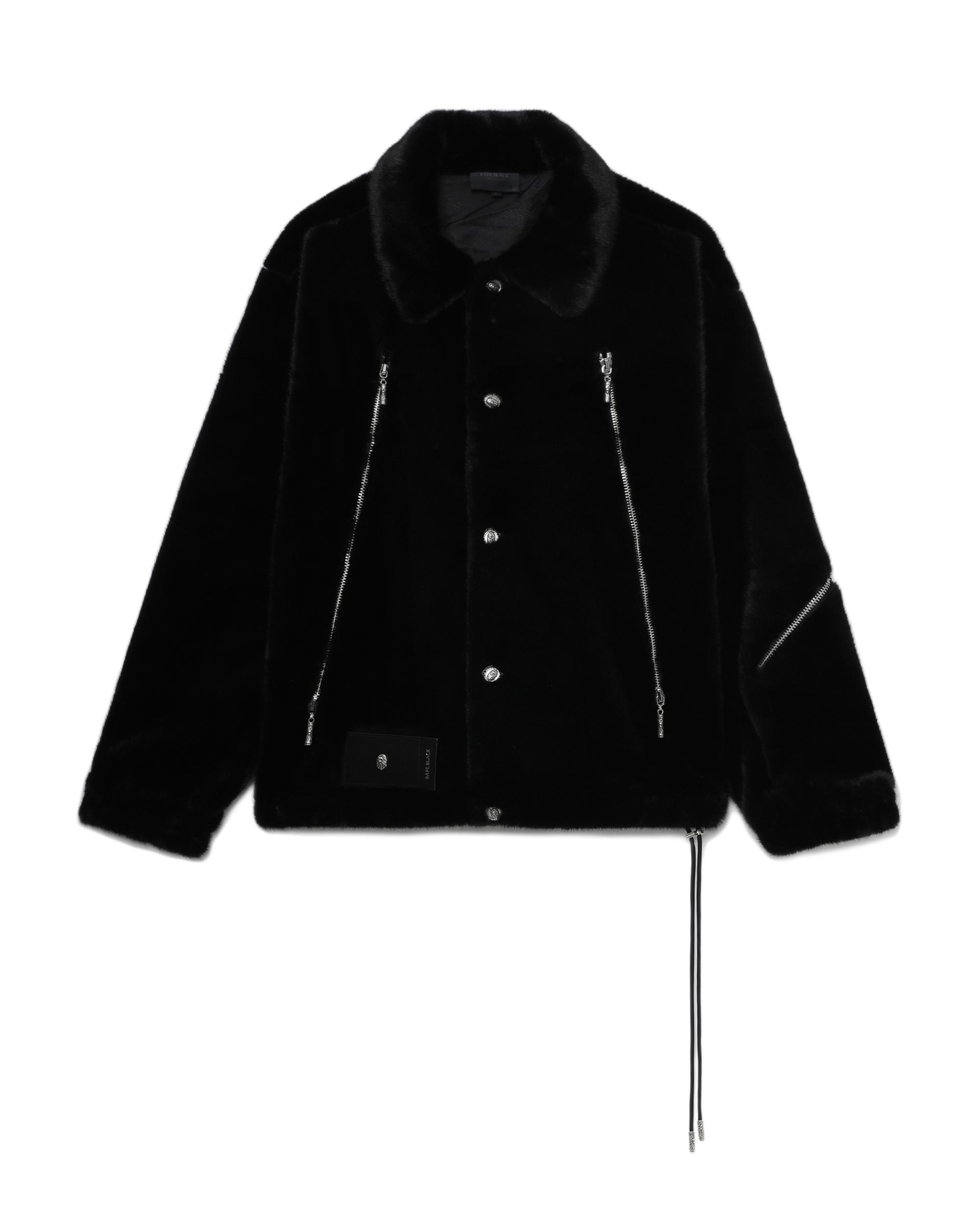 Faux fur jacket by BAPE BLACK