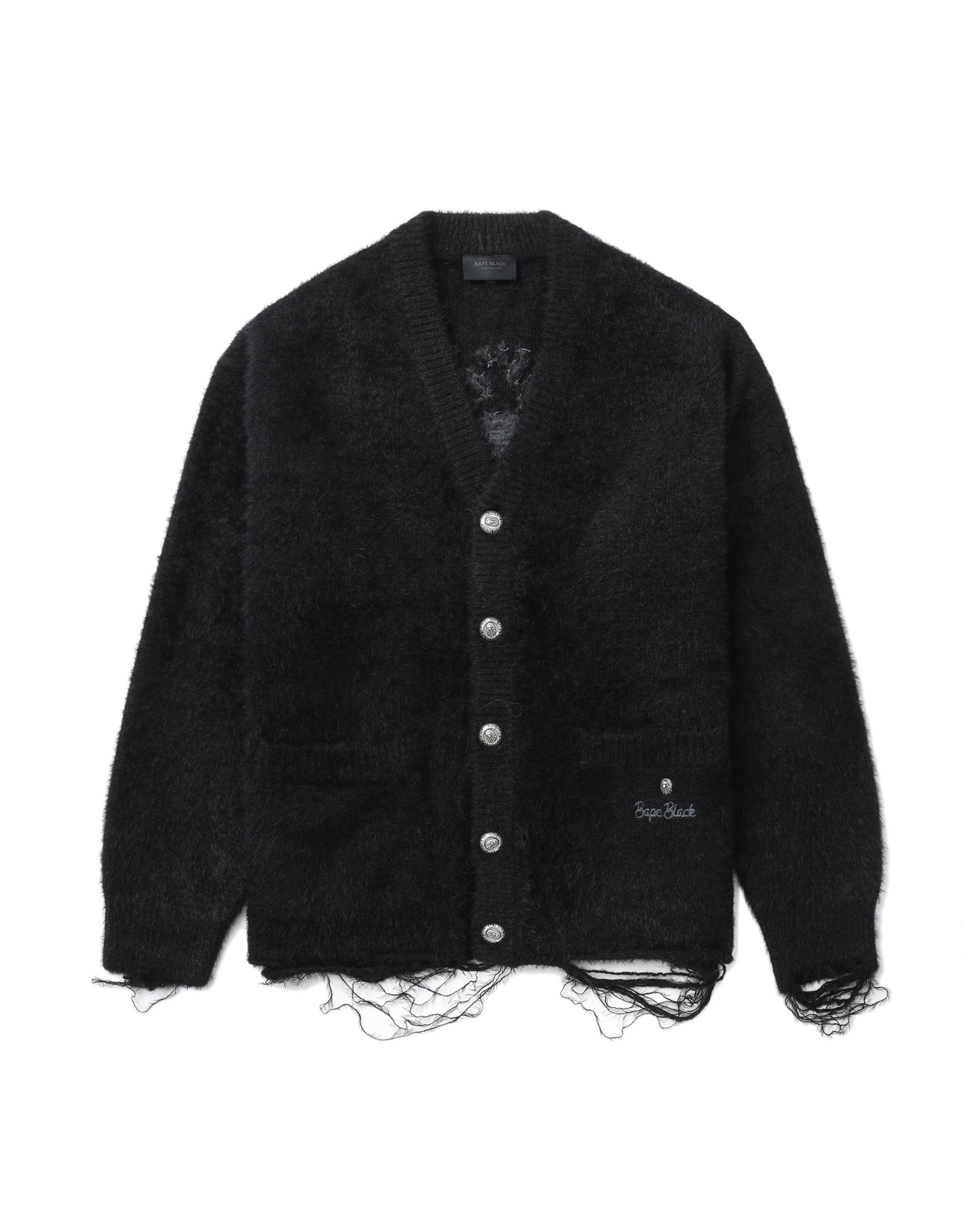 Logo cardigan by BAPE BLACK