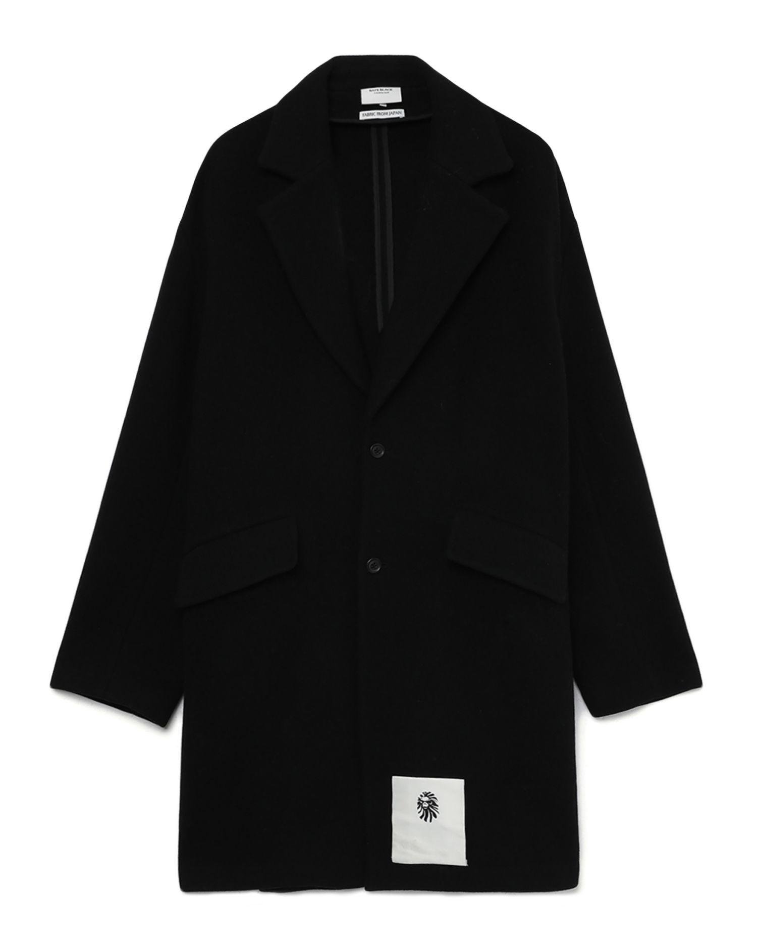 Relaxed overcoat by BAPE BLACK