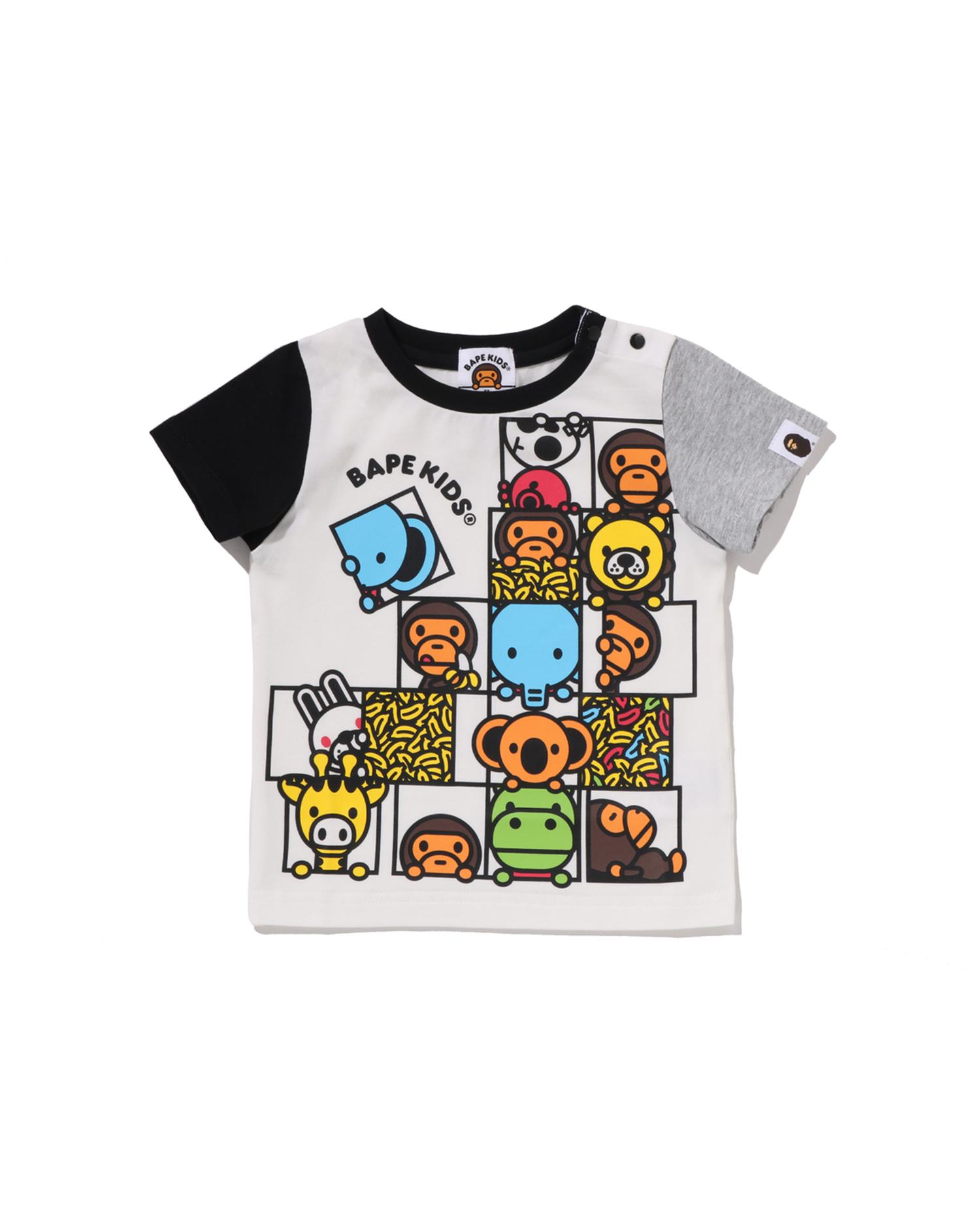 Babies Baby Milo Friends Block Tee by BAPE