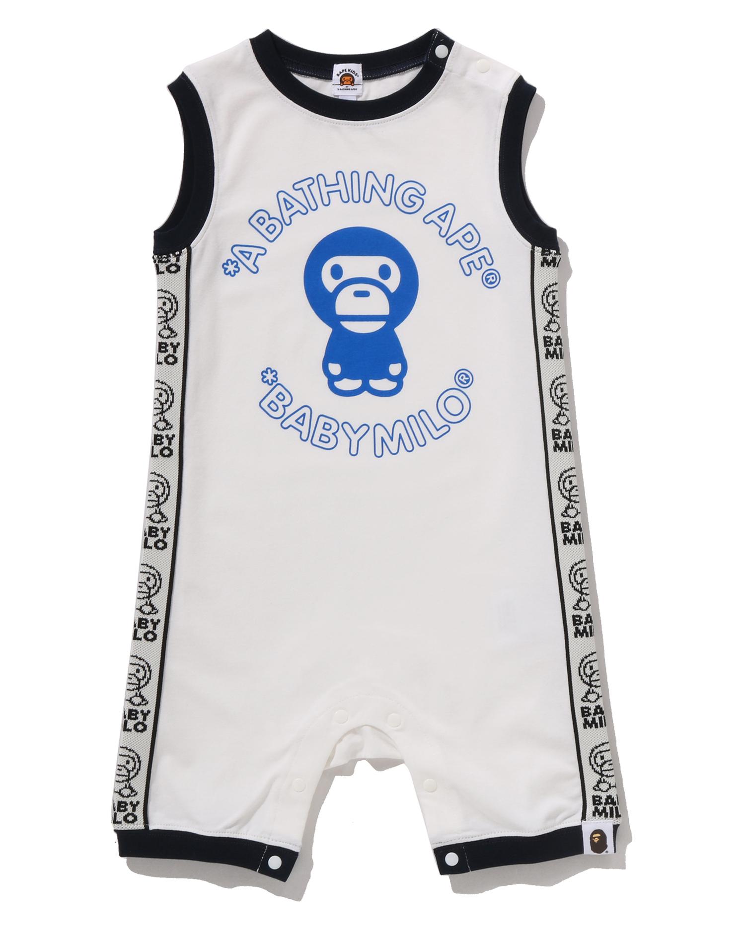 Babies Baby Milo Line Tape Rompers by BAPE