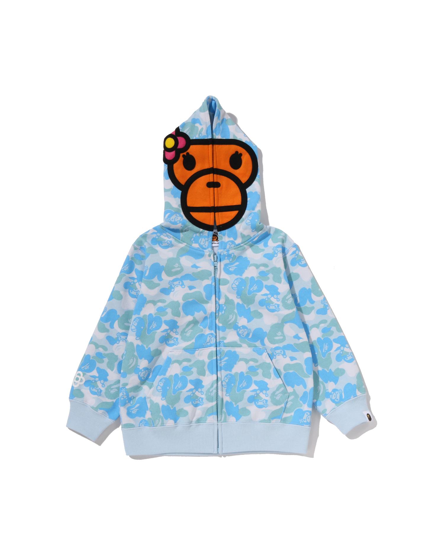 Baby Lisa Abc Camo Zip Hoodie by BAPE