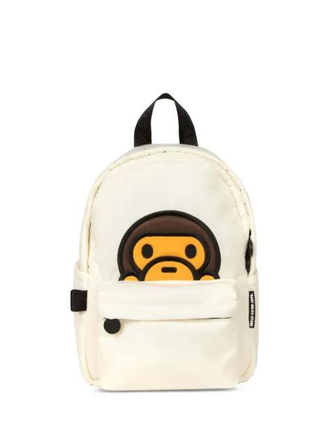 Baby Milo embroidered backpack by BAPE