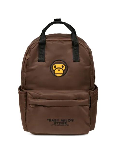 Baby Milo embroidered backpack by BAPE