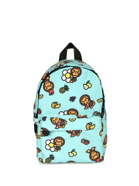 Baby Milo graphic-print backpack by BAPE