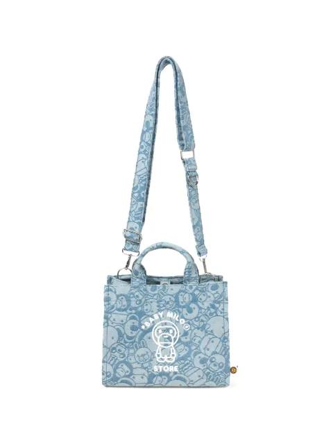 Baby Milo logo-embroidered cross body bag by BAPE