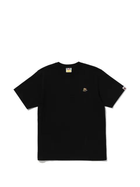 Bape Bee logo-embroidered cotton T-shirt by BAPE