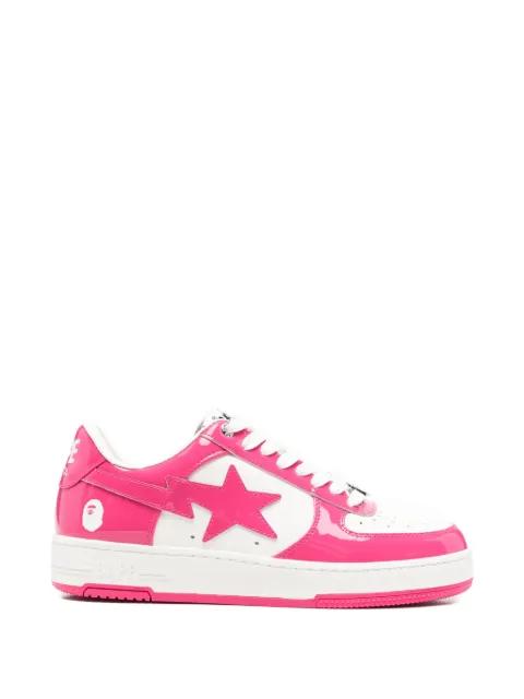 Bape Sta patent-leather sneakers by BAPE