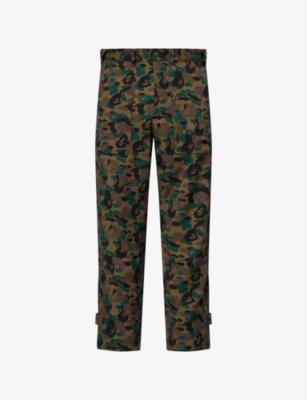 Bape X Kazuki Camo Woven Trousers by BAPE