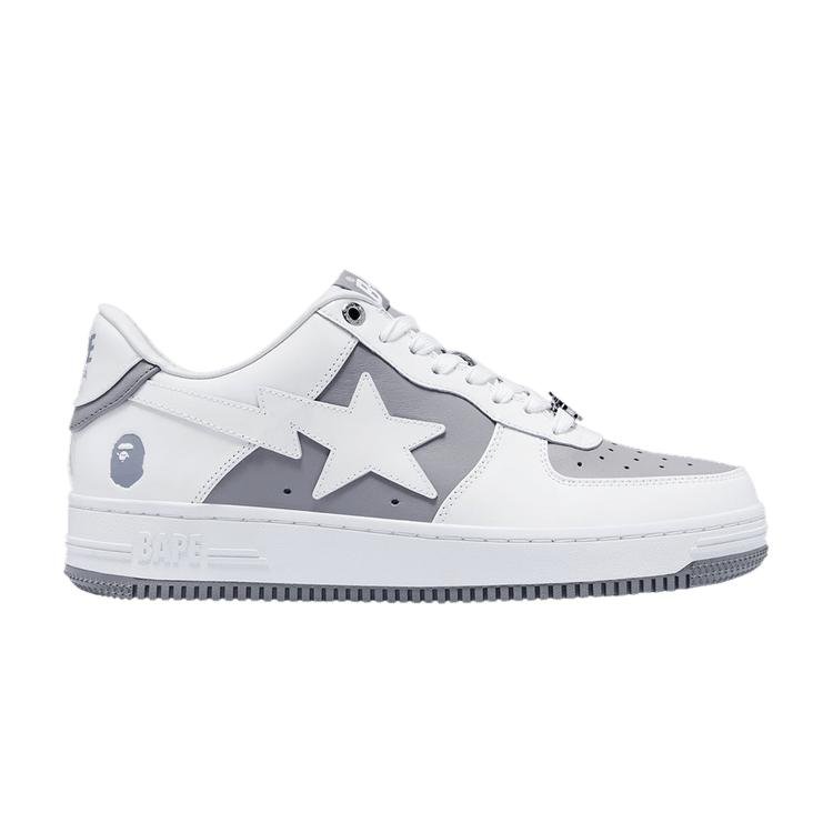 Bapesta #6 'Patent Leather Pack - Grey' by BAPE