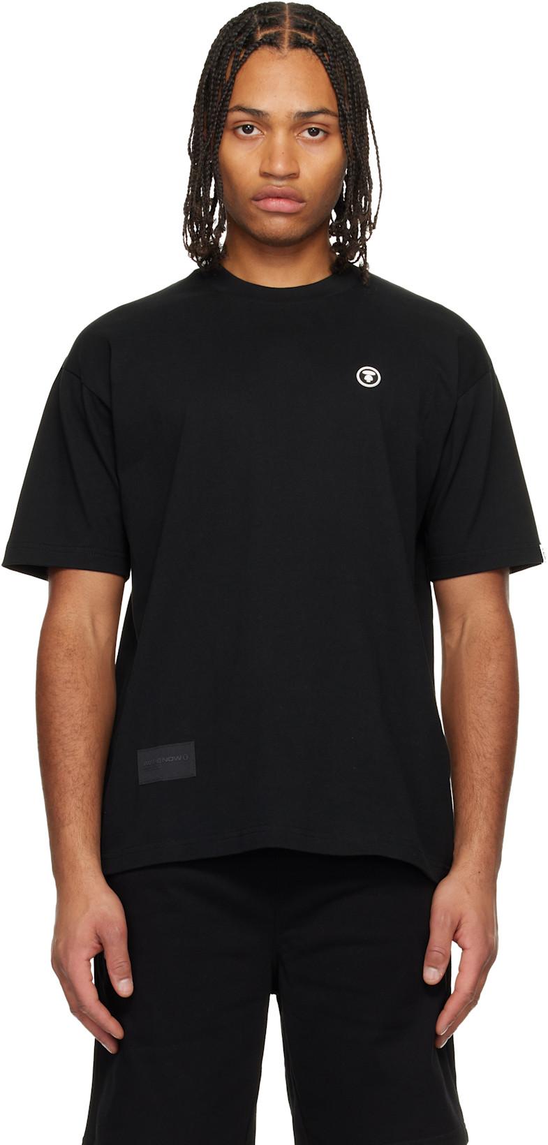 Black 'AAPENOW' T-shirt by BAPE
