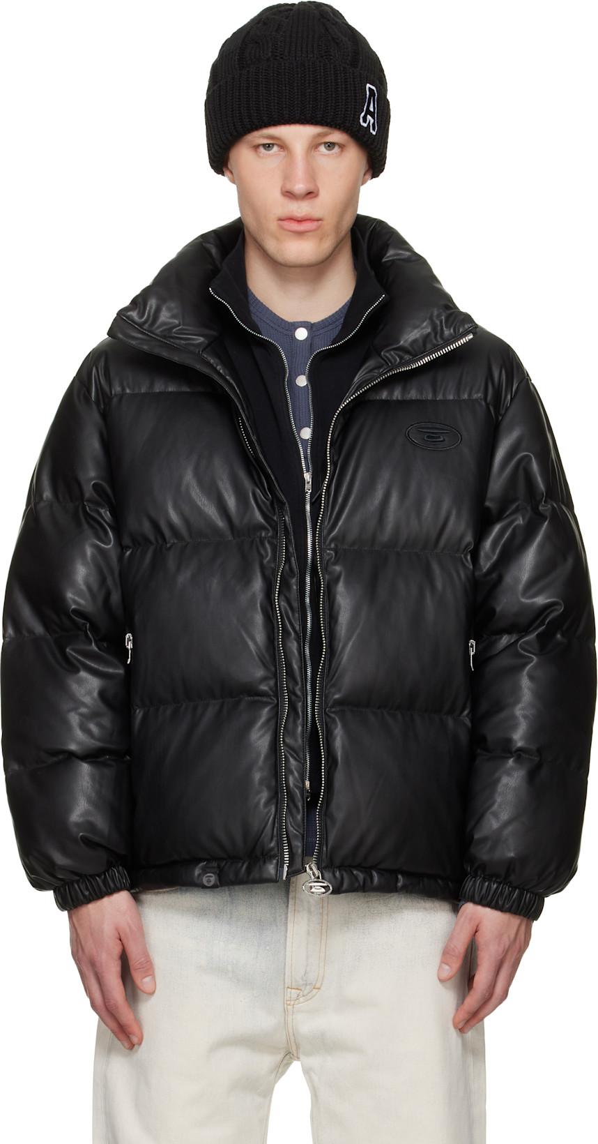 Black 'AAPEUNVS' Moonface Down Puffer Jacket by BAPE