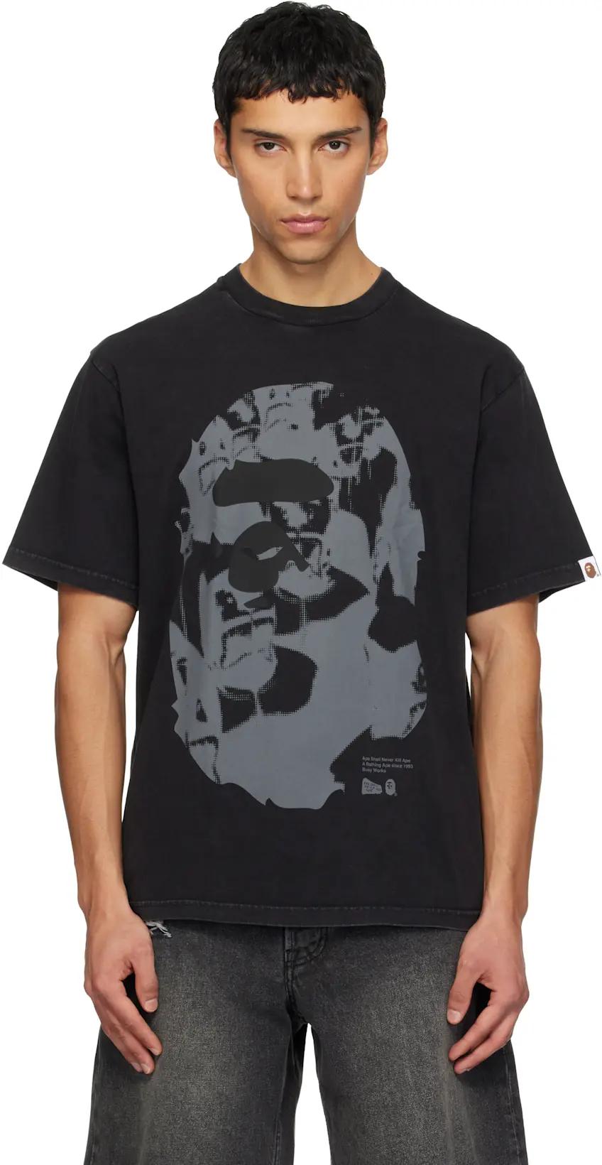 Black Ape Head Heavy Washed T-shirt by BAPE