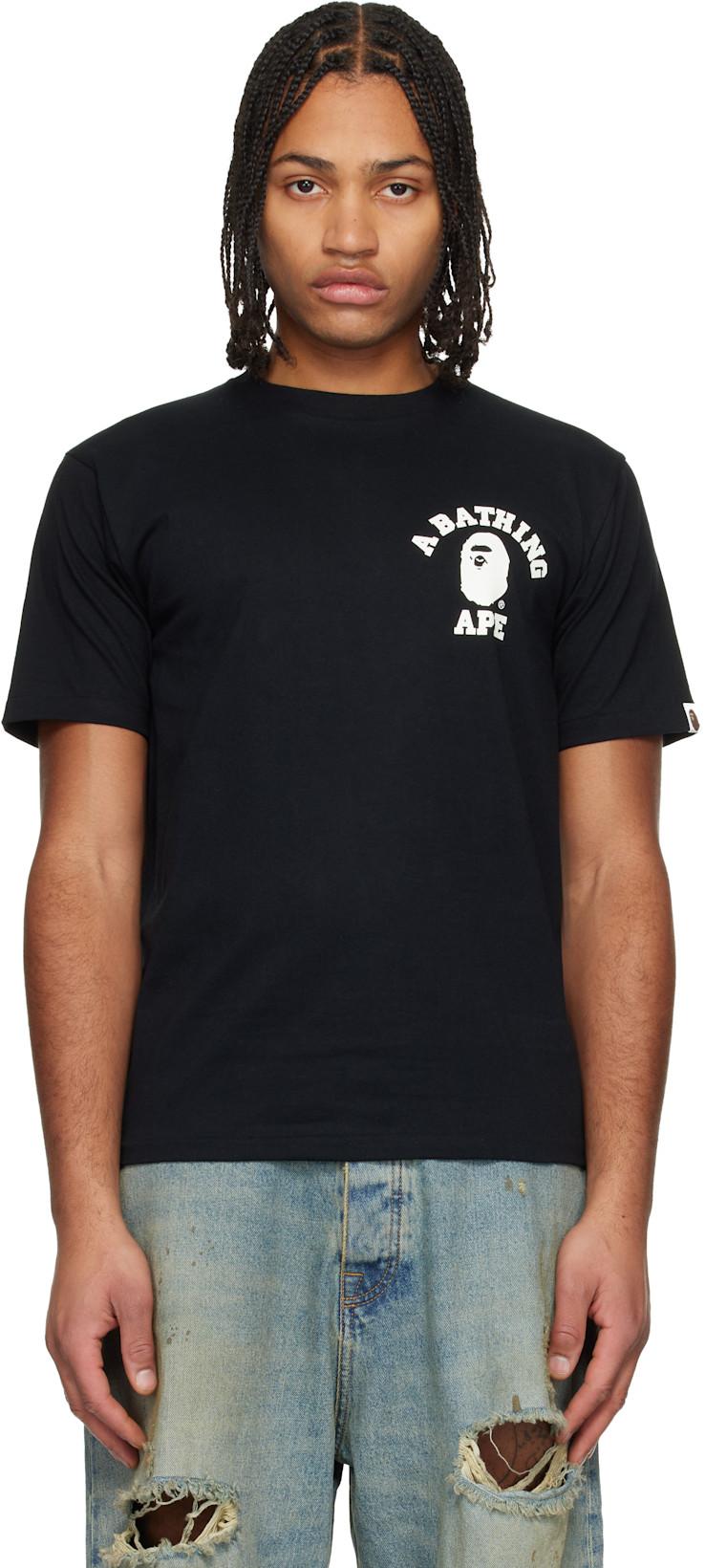 Black City Camo College ATS T-shirt by BAPE