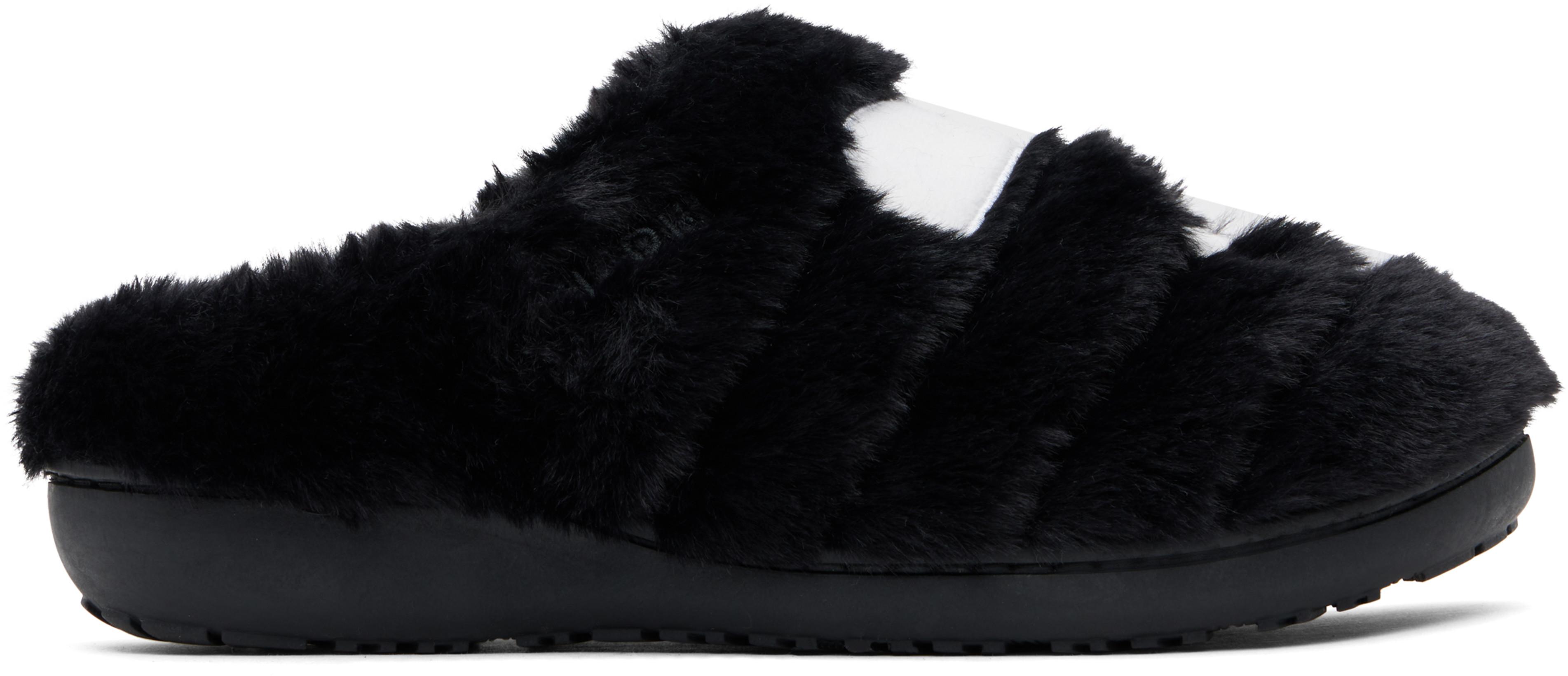 Black SUBU Edition Ape Head Puffer Slippers by BAPE Black SUBU Edition Ape Head Puffer Slippers by BAPE