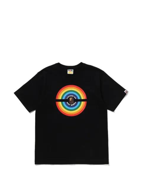 Busy Works logo-print T-shirt by BAPE