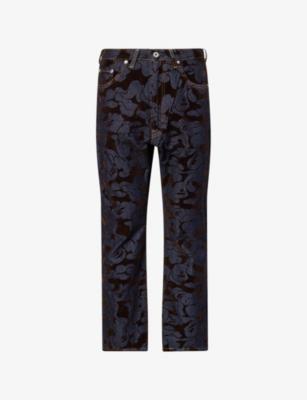 Camo Flocked Denim Jeans by BAPE