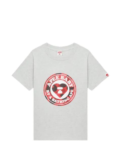 Camo Heart Logo T-shirt by BAPE