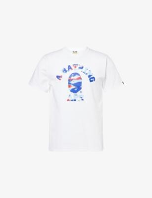 Camo Logo-Print Cotton T-Shirt by BAPE
