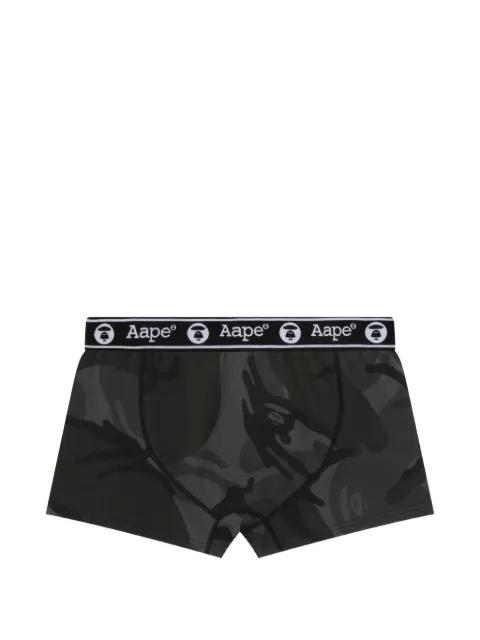 Camo Moonface boxer shorts by BAPE