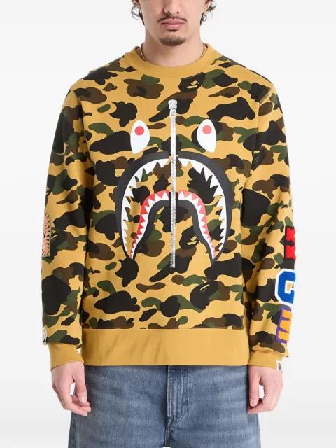 Camo Shark sweatshirt by BAPE