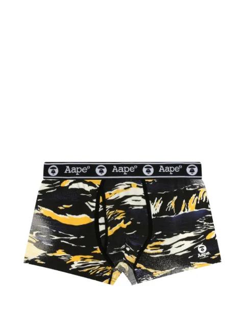 Camo-pattern boxers by BAPE